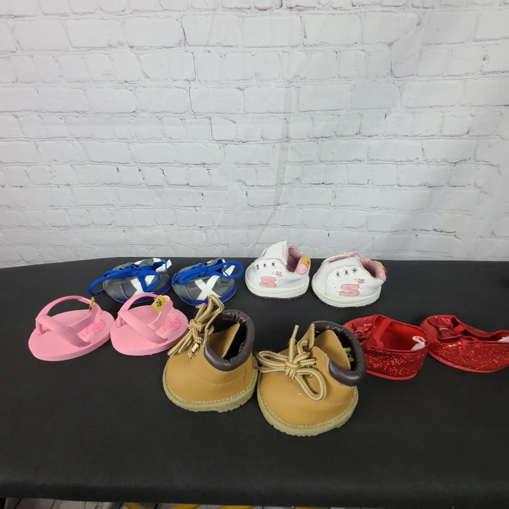 Build-A-Bear Shoe Bundle 5 pairs - Picture 3 of 10
